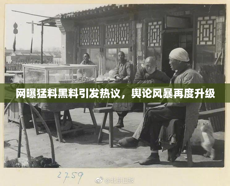 网曝猛料黑料引发热议，舆论风暴再度升级