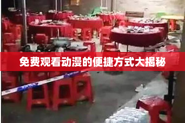 免费观看动漫的便捷方式大揭秘
