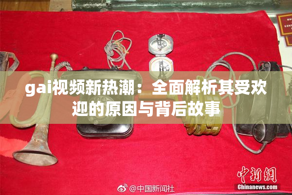 gai视频新热潮：全面解析其受欢迎的原因与背后故事