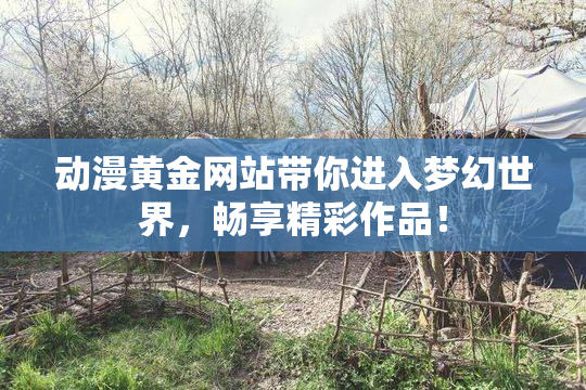 动漫黄金网站带你进入梦幻世界，畅享精彩作品！