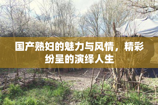 国产熟妇的魅力与风情，精彩纷呈的演绎人生