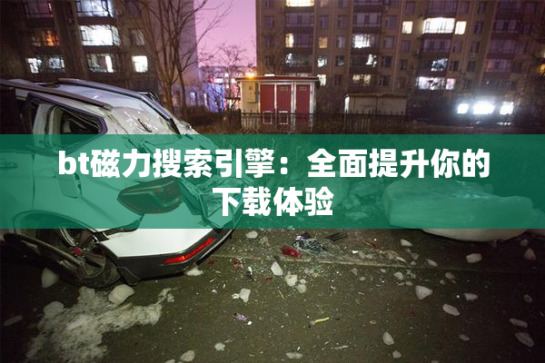 bt磁力搜索引擎：全面提升你的下载体验