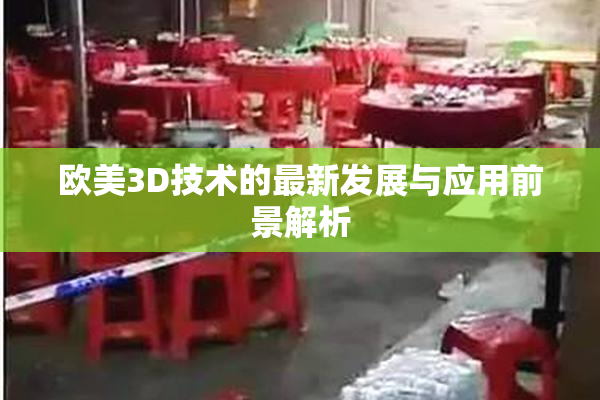 欧美3D技术的最新发展与应用前景解析