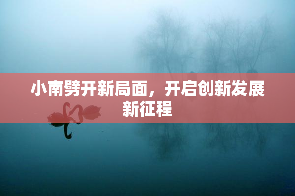 小南劈开新局面，开启创新发展新征程