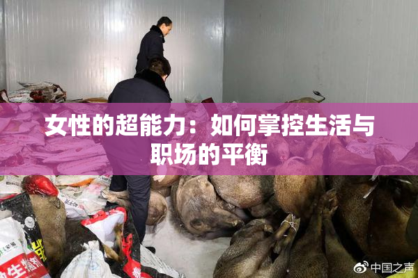女性的超能力：如何掌控生活与职场的平衡