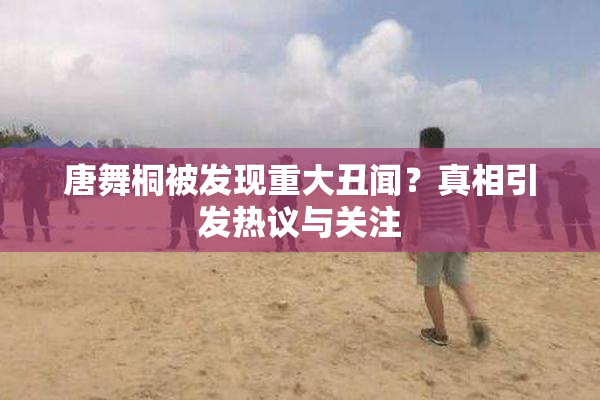 唐舞桐被发现重大丑闻？真相引发热议与关注