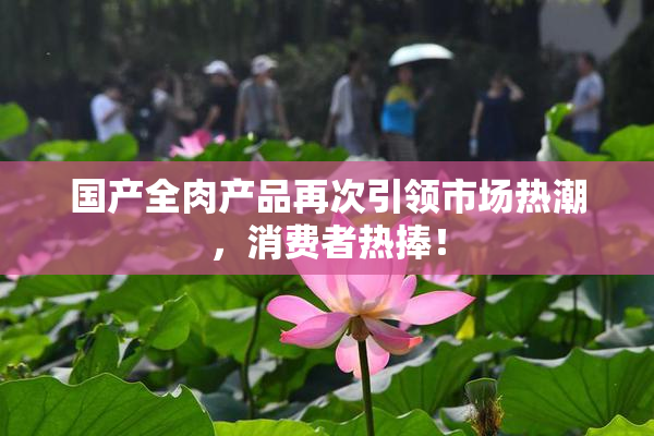 国产全肉产品再次引领市场热潮，消费者热捧！