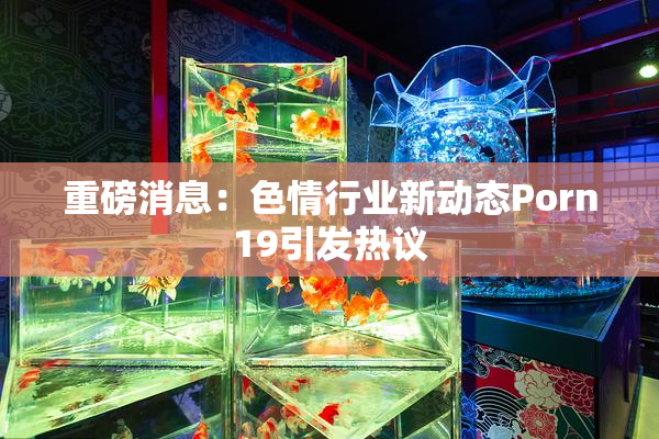 重磅消息：色情行业新动态Porn19引发热议