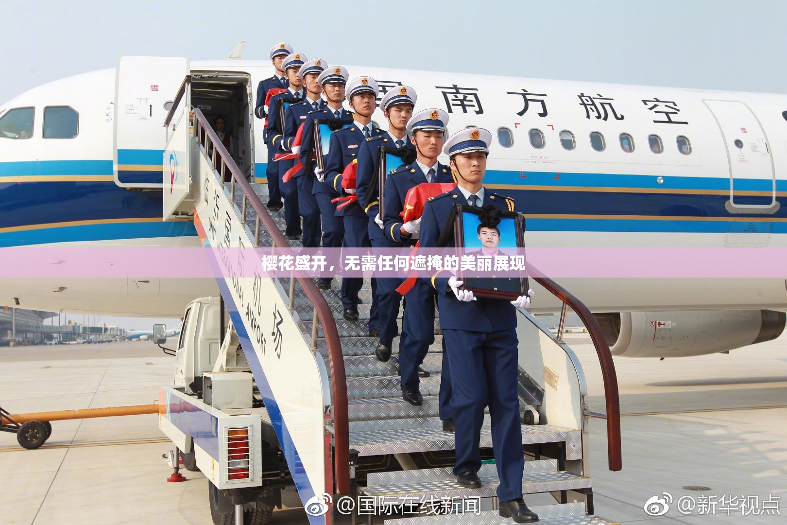 樱花盛开，无需任何遮掩的美丽展现