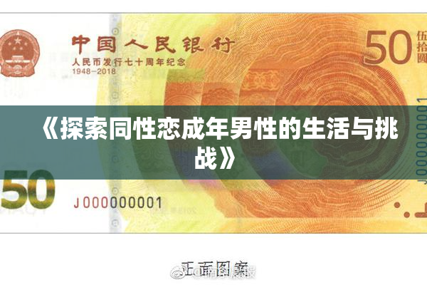 《探索同性恋成年男性的生活与挑战》