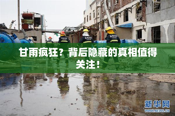 甘雨疯狂？背后隐藏的真相值得关注！