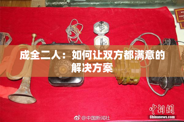 成全二人：如何让双方都满意的解决方案