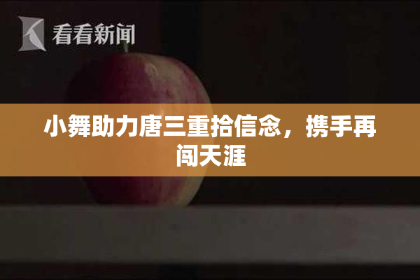小舞助力唐三重拾信念，携手再闯天涯