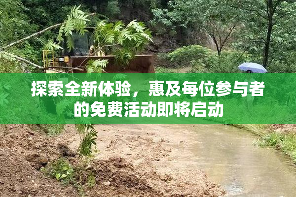 探索全新体验，惠及每位参与者的免费活动即将启动