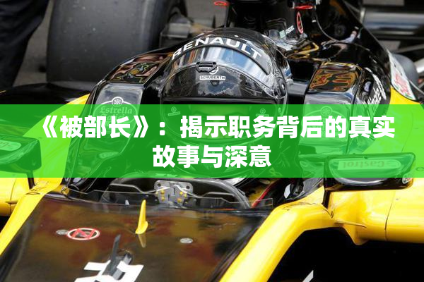《被部长》：揭示职务背后的真实故事与深意