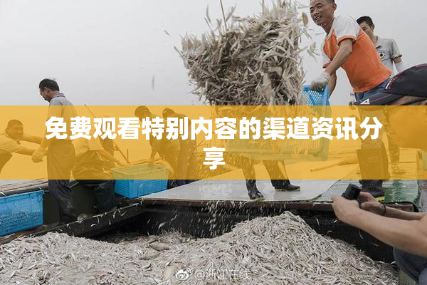 免费观看特别内容的渠道资讯分享