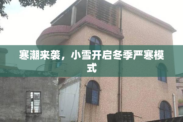 寒潮来袭，小雪开启冬季严寒模式
