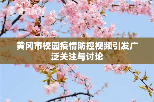 黄冈市校园疫情防控视频引发广泛关注与讨论