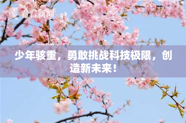 少年骇重，勇敢挑战科技极限，创造新未来！