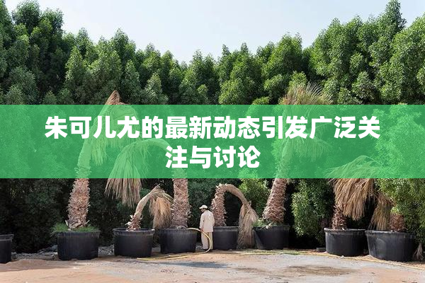 朱可儿尤的最新动态引发广泛关注与讨论