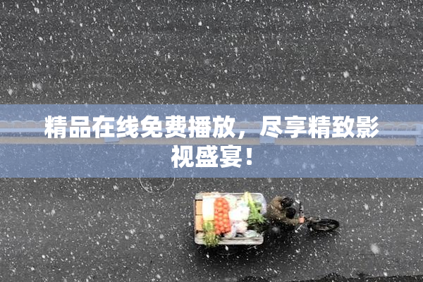 精品在线免费播放，尽享精致影视盛宴！