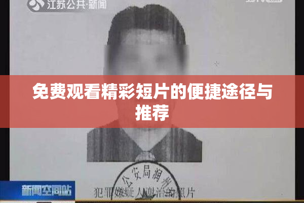 免费观看精彩短片的便捷途径与推荐