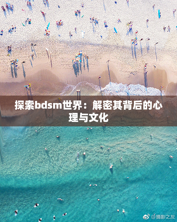 探索bdsm世界：解密其背后的心理与文化