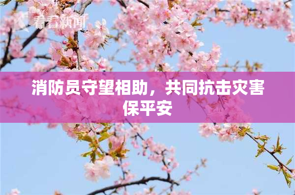 消防员守望相助，共同抗击灾害保平安