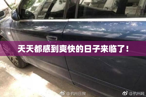天天都感到爽快的日子来临了！