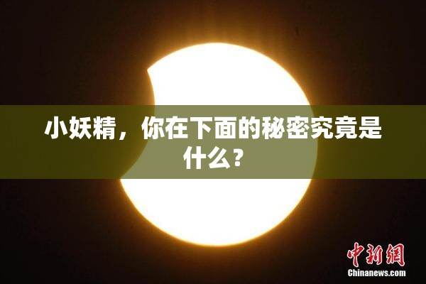 小妖精，你在下面的秘密究竟是什么？