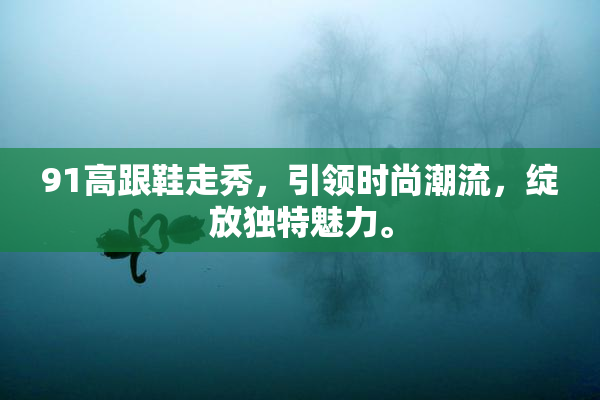 91高跟鞋走秀，引领时尚潮流，绽放独特魅力。