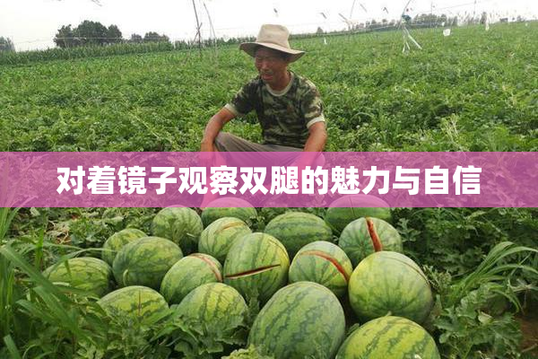对着镜子观察双腿的魅力与自信