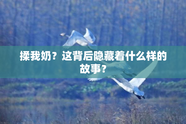 揉我奶？这背后隐藏着什么样的故事？