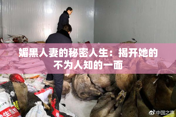 媚黑人妻的秘密人生：揭开她的不为人知的一面