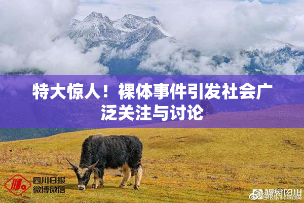 特大惊人！裸体事件引发社会广泛关注与讨论