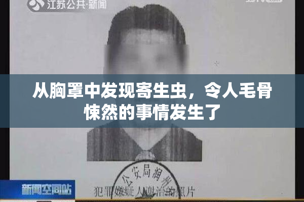 从胸罩中发现寄生虫，令人毛骨悚然的事情发生了