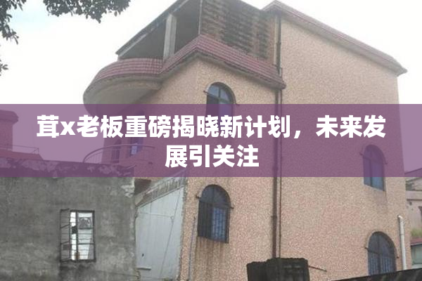 茸x老板重磅揭晓新计划，未来发展引关注