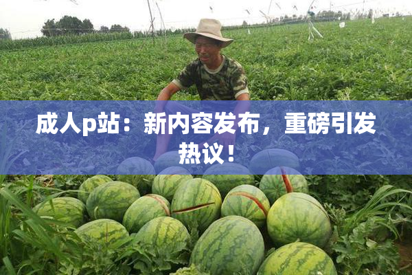 成人p站：新内容发布，重磅引发热议！