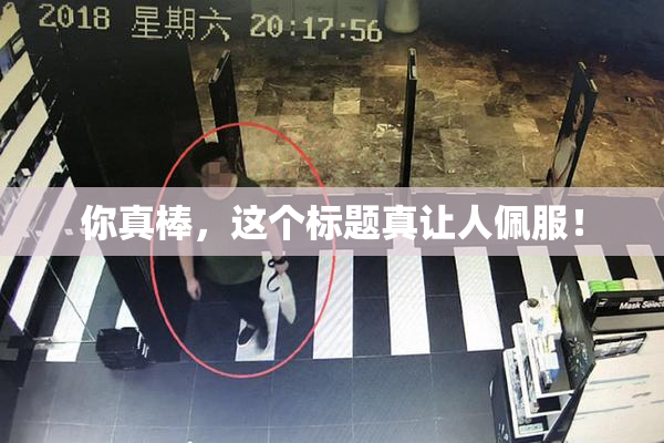 你真棒，这个标题真让人佩服！
