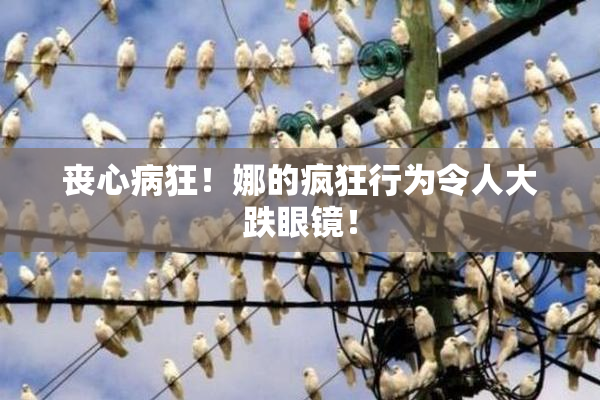 丧心病狂！娜的疯狂行为令人大跌眼镜！