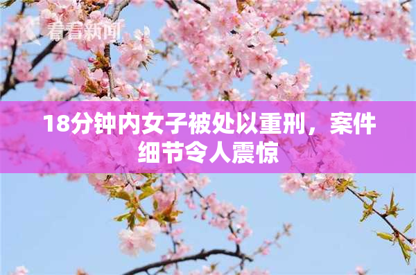 18分钟内女子被处以重刑，案件细节令人震惊