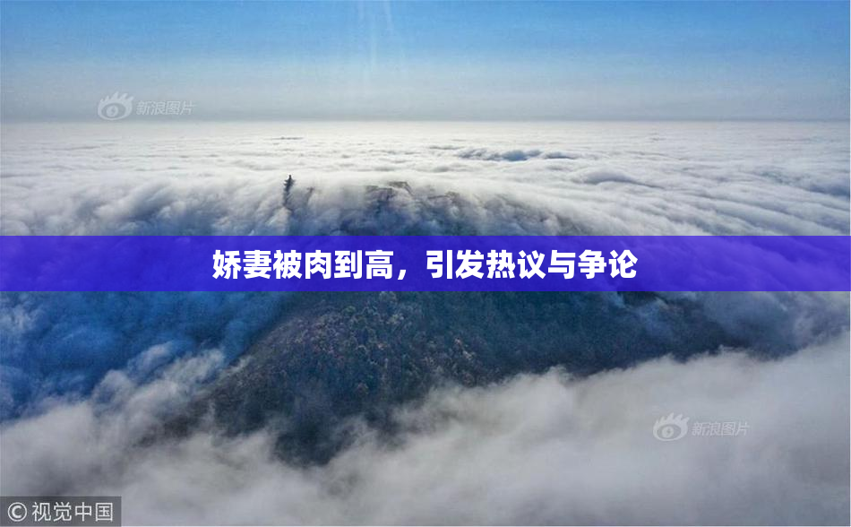 娇妻被肉到高，引发热议与争论