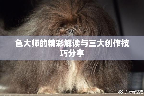 色大师的精彩解读与三大创作技巧分享