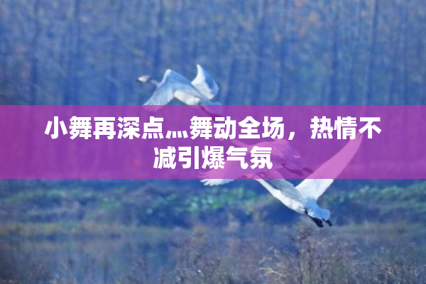 小舞再深点灬舞动全场，热情不减引爆气氛