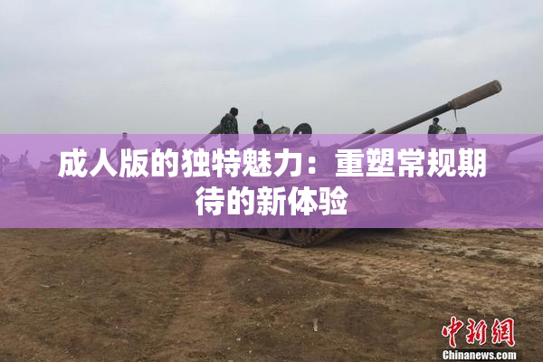 成人版的独特魅力：重塑常规期待的新体验
