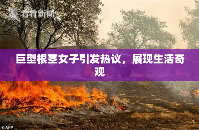 巨型根茎女子引发热议，展现生活奇观