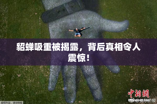 貂蝉吸重被揭露，背后真相令人震惊！