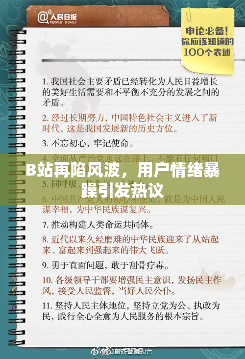 B站再陷风波，用户情绪暴躁引发热议