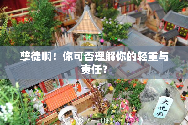 孽徒啊！你可否理解你的轻重与责任？