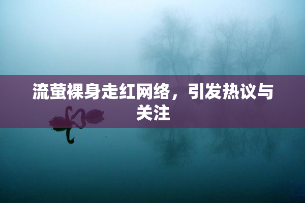 流萤裸身走红网络，引发热议与关注